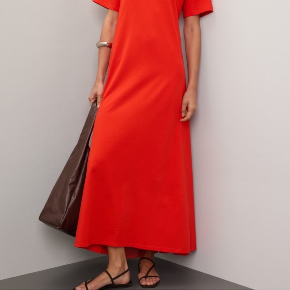 Proenza Schouler White Label Noelle Dress Red Medium